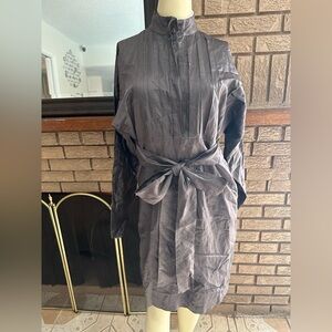 Stella McCartney Charcoal Long Sleeve Dress